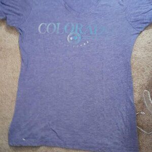 Purple faded colorado tshirt